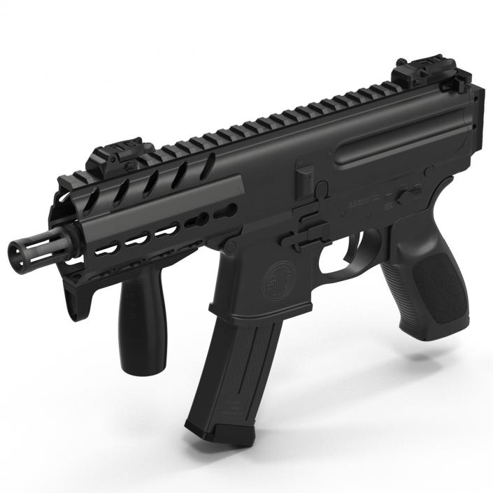 3D Machine Pistol Sig Sauer MPX model