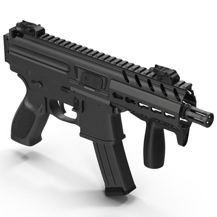 3D Machine Pistol Sig Sauer MPX model