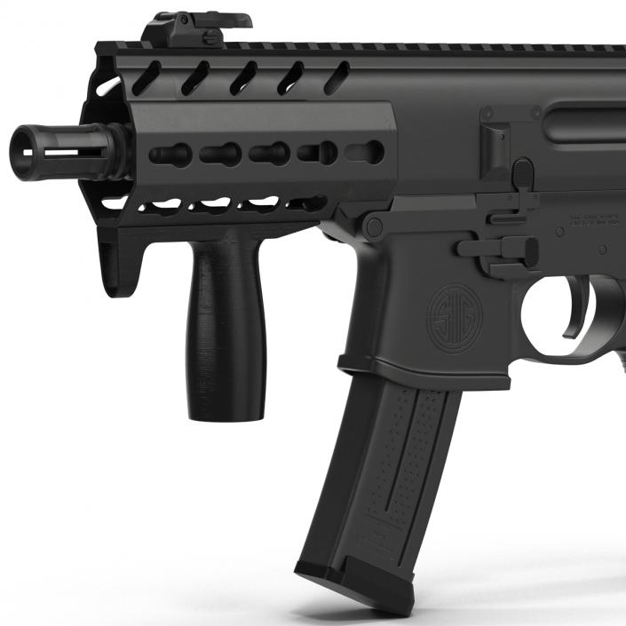 3D Machine Pistol Sig Sauer MPX model