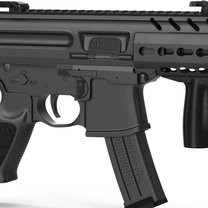 3D Machine Pistol Sig Sauer MPX model