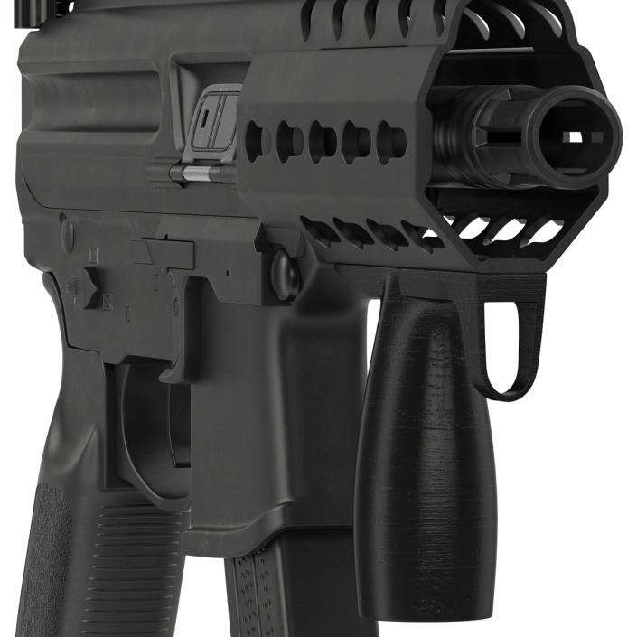 3D Machine Pistol Sig Sauer MPX model