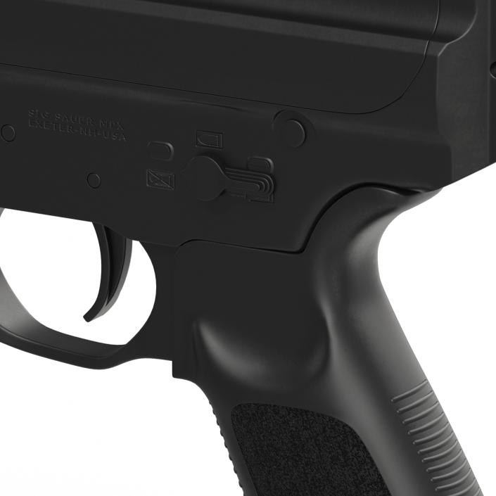 3D Machine Pistol Sig Sauer MPX model