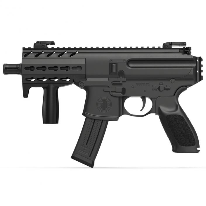 3D Machine Pistol Sig Sauer MPX model