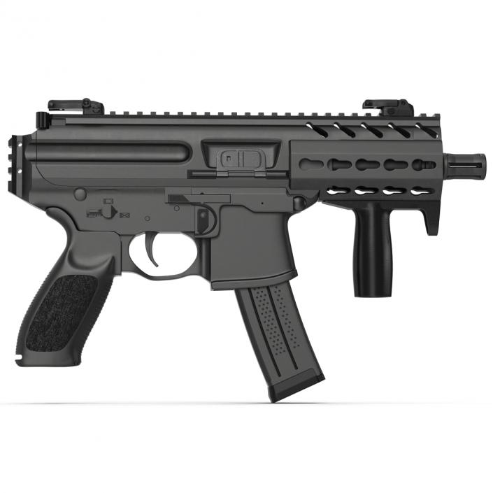 3D Machine Pistol Sig Sauer MPX model