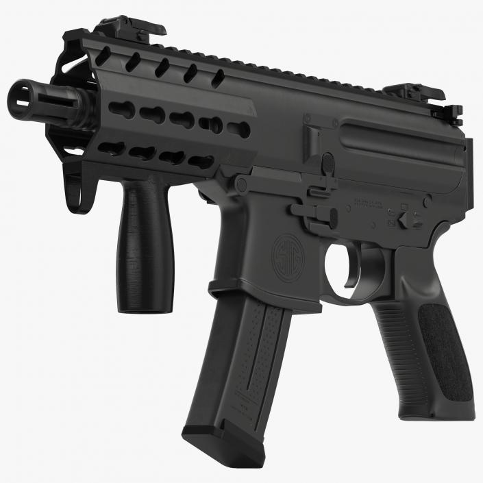 3D Machine Pistol Sig Sauer MPX model