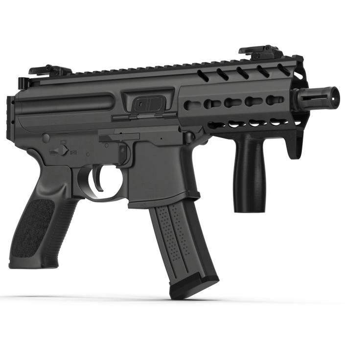 3D Machine Pistol Sig Sauer MPX model