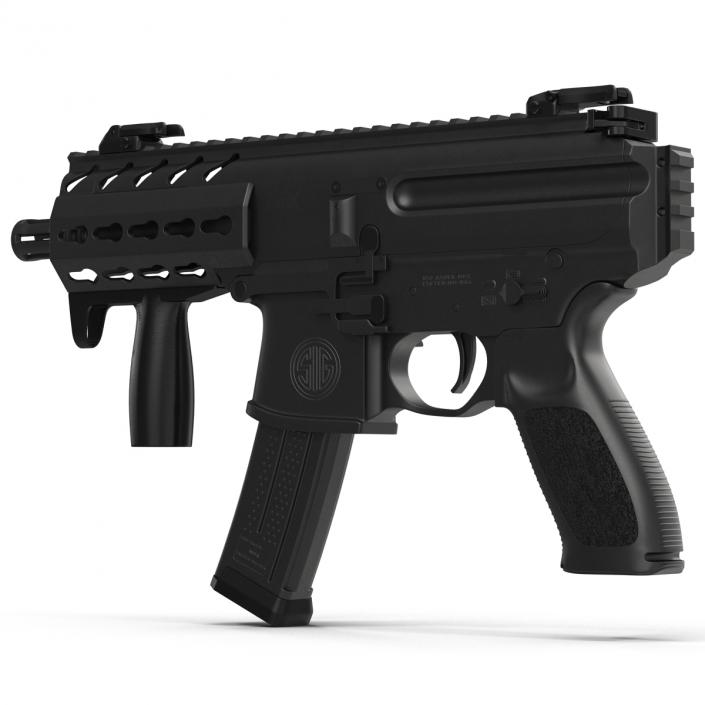 3D Machine Pistol Sig Sauer MPX model