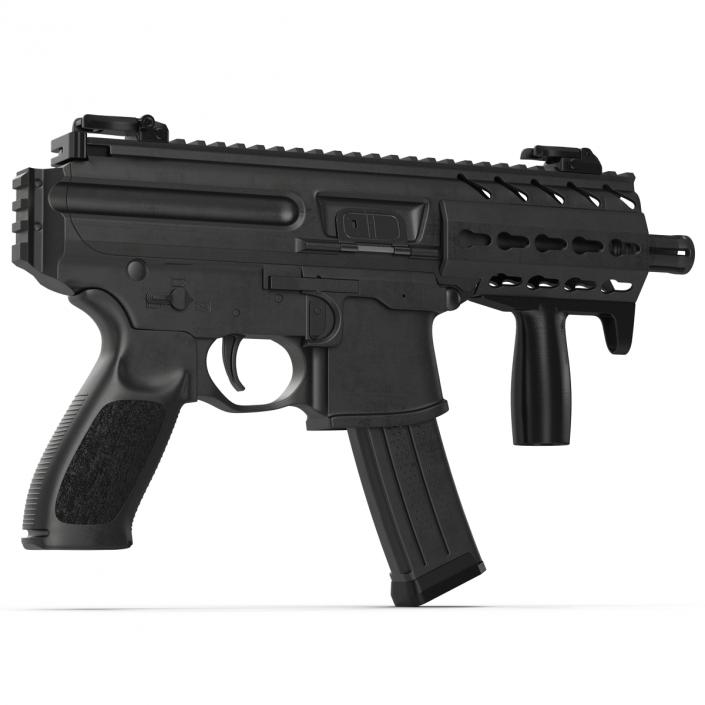 3D Machine Pistol Sig Sauer MPX model