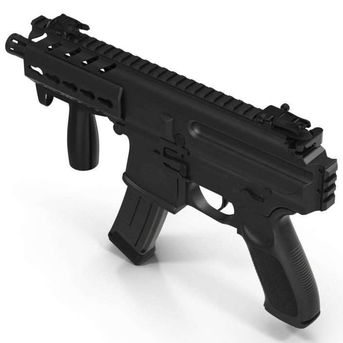 3D Machine Pistol Sig Sauer MPX model