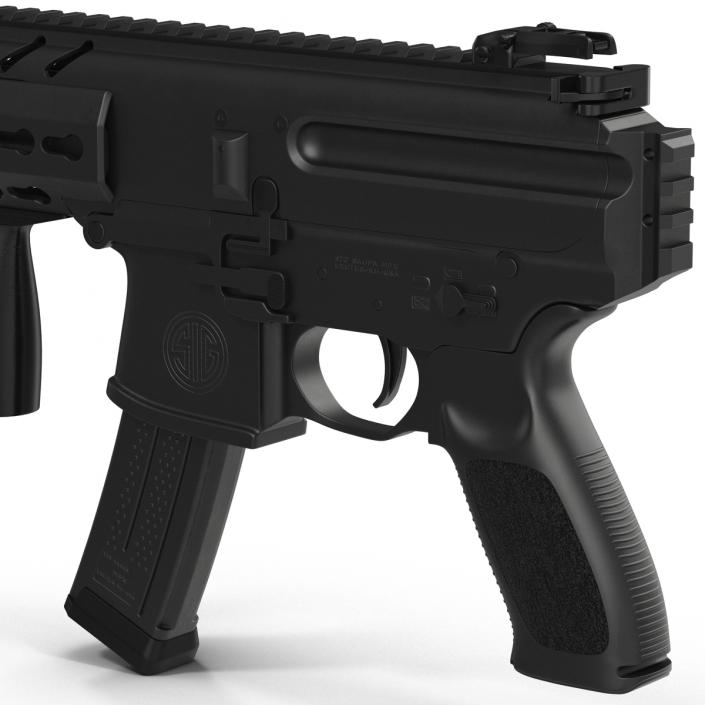 3D Machine Pistol Sig Sauer MPX model