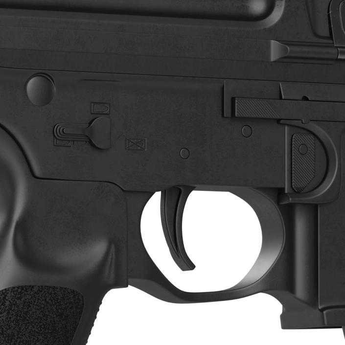 3D Machine Pistol Sig Sauer MPX model