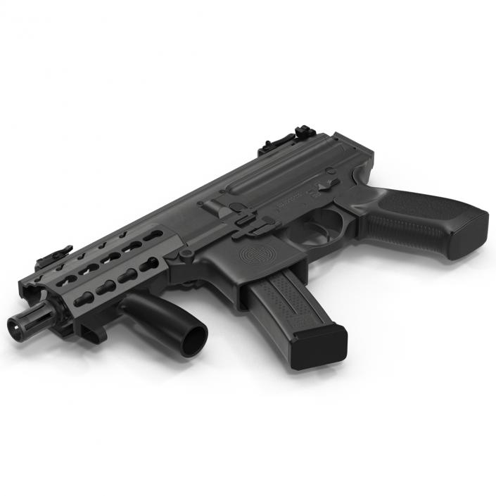 3D Machine Pistol Sig Sauer MPX model