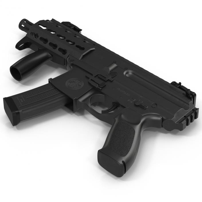 3D Machine Pistol Sig Sauer MPX model