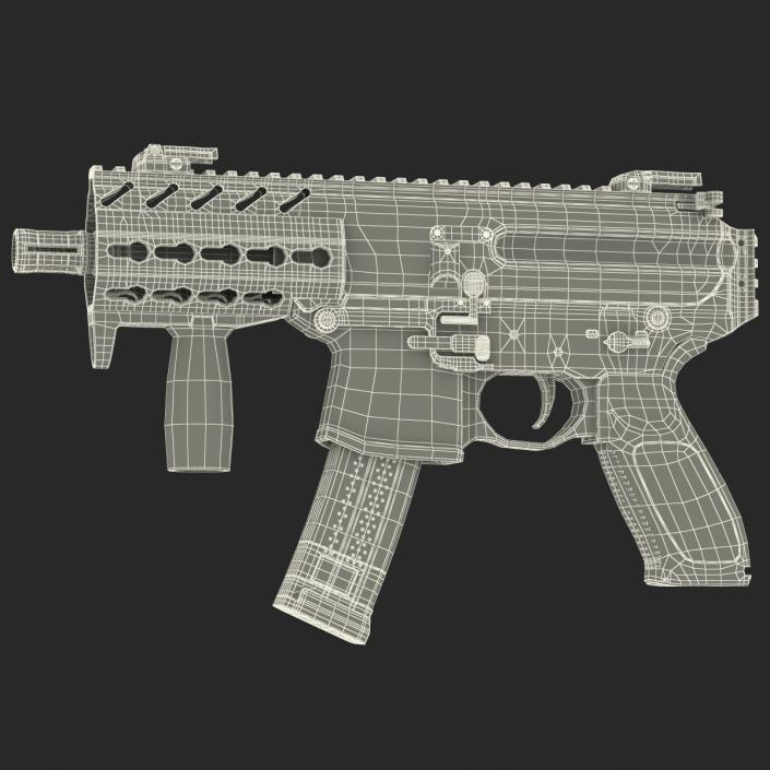 3D Machine Pistol Sig Sauer MPX model