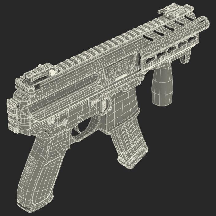 3D Machine Pistol Sig Sauer MPX model