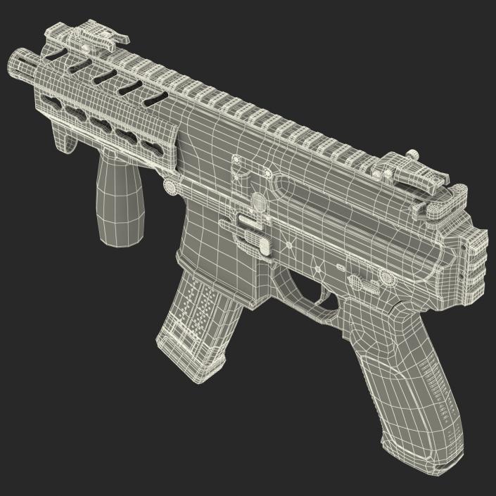 3D Machine Pistol Sig Sauer MPX model