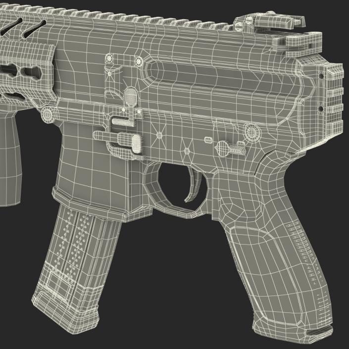 3D Machine Pistol Sig Sauer MPX model