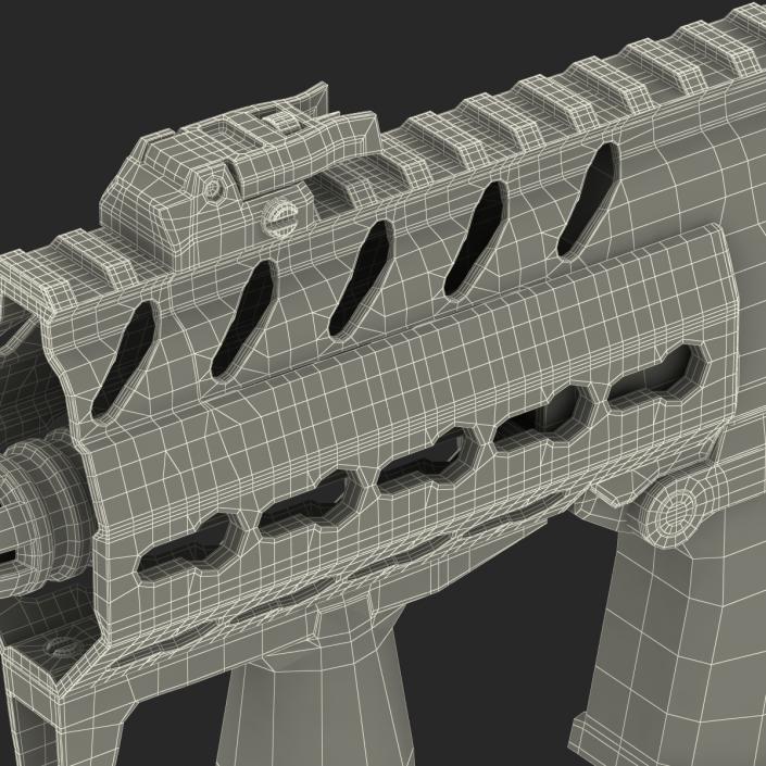 3D Machine Pistol Sig Sauer MPX model