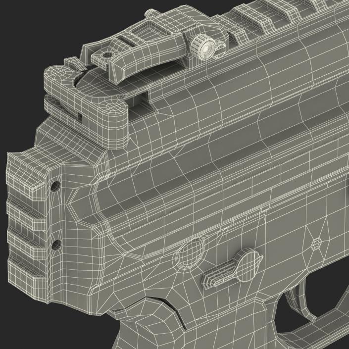 3D Machine Pistol Sig Sauer MPX model