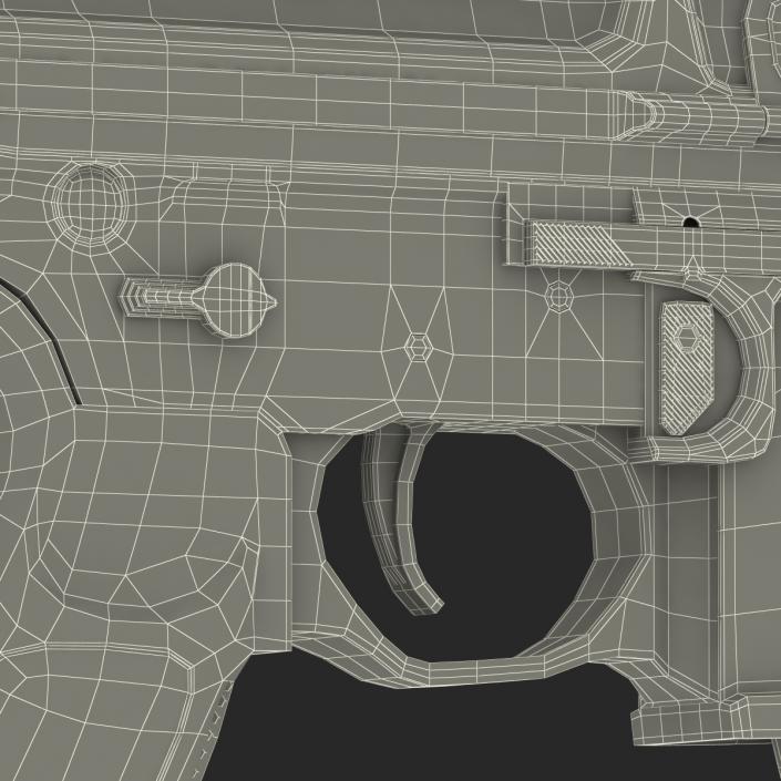 3D Machine Pistol Sig Sauer MPX model