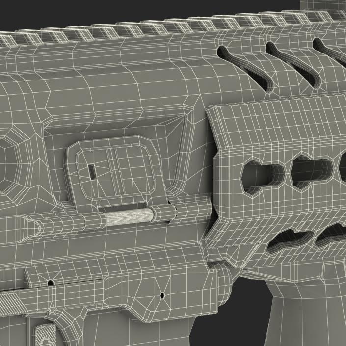 3D Machine Pistol Sig Sauer MPX model