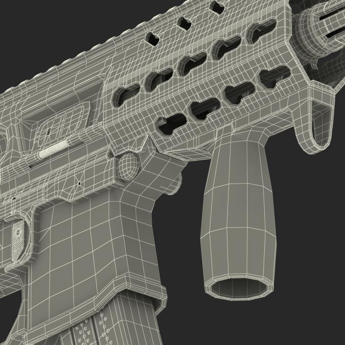 3D Machine Pistol Sig Sauer MPX model