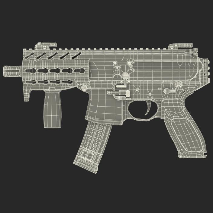 3D Machine Pistol Sig Sauer MPX model