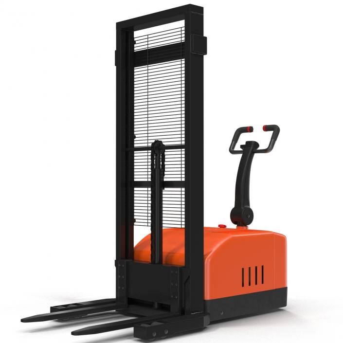 3D model Electric Walkie Stacker Orange