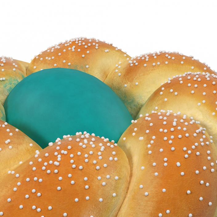 3D Easter Bread 3D Models Set