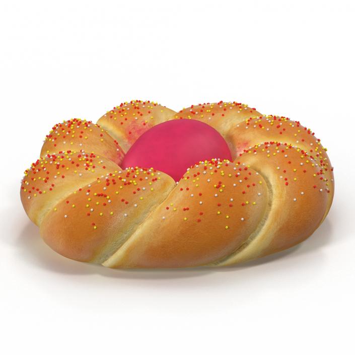 3D Easter Bread 3D Models Set