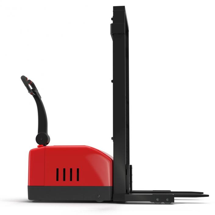 Electric Walkie Stacker Red 3D