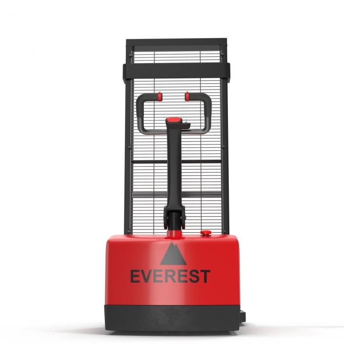 Electric Walkie Stacker Red 3D