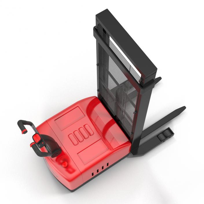 Electric Walkie Stacker Red 3D