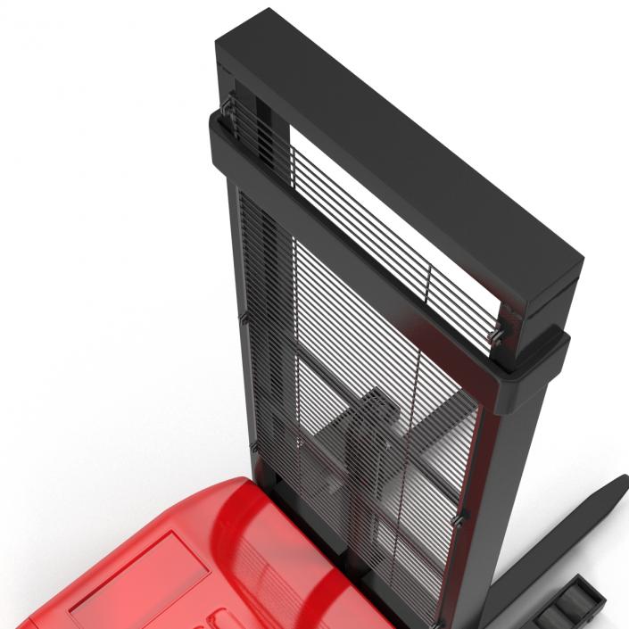 Electric Walkie Stacker Red 3D