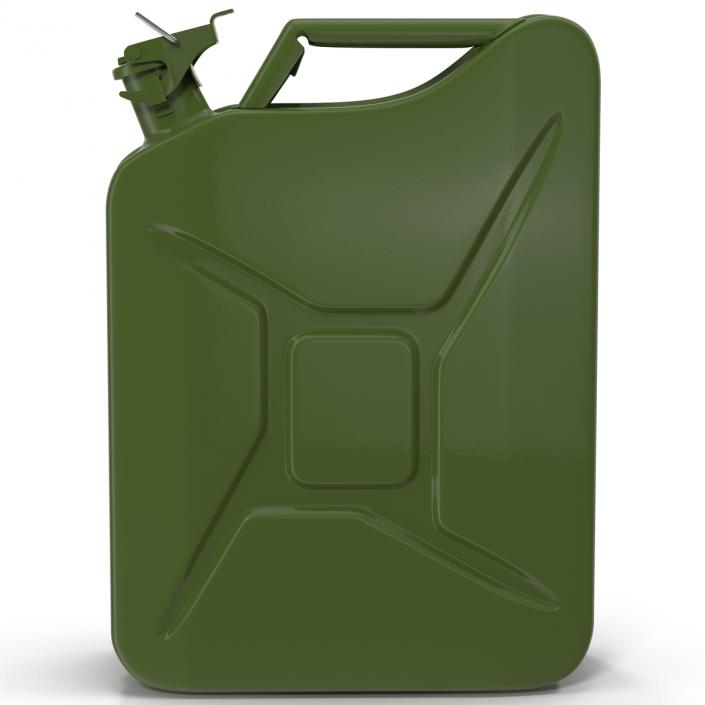 3D Jerry Can Metal Gas Can model