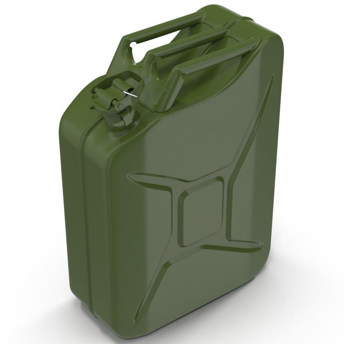 3D Jerry Can Metal Gas Can model