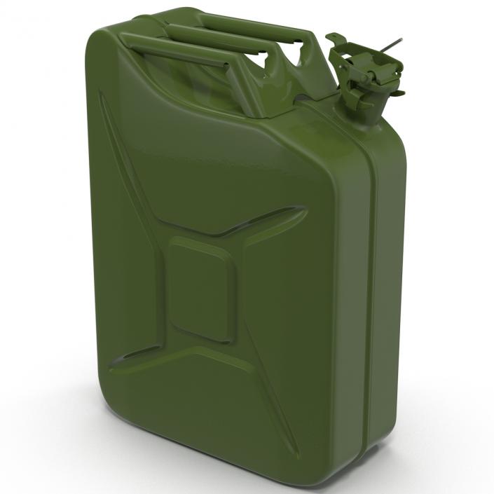 3D Jerry Can Metal Gas Can model