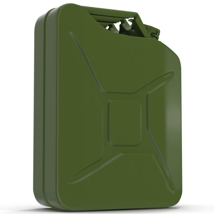 3D Jerry Can Metal Gas Can model