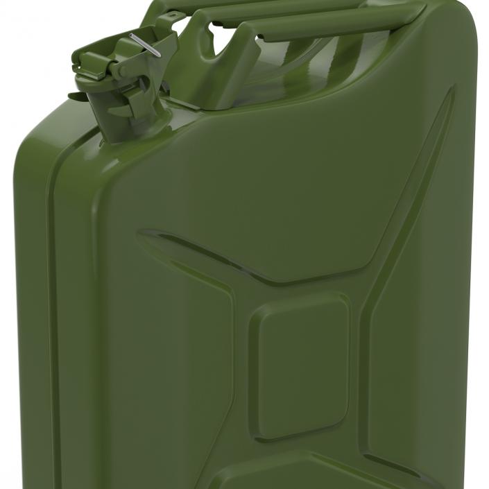 3D Jerry Can Metal Gas Can model