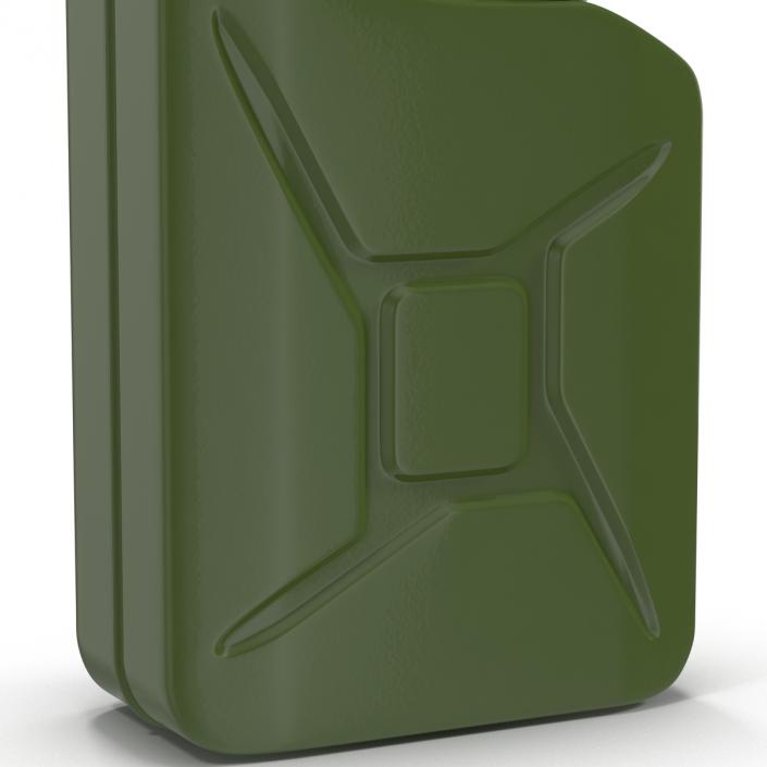 3D Jerry Can Metal Gas Can model