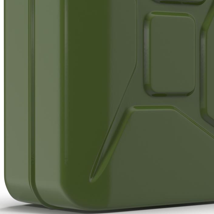 3D Jerry Can Metal Gas Can model