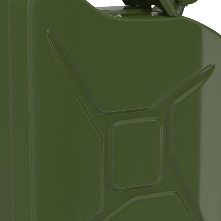 3D Jerry Can Metal Gas Can model