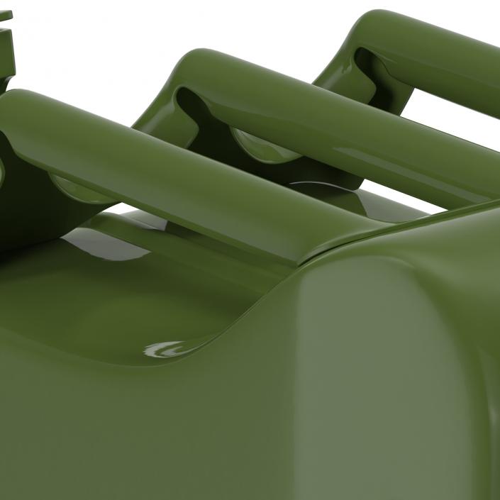 3D Jerry Can Metal Gas Can model