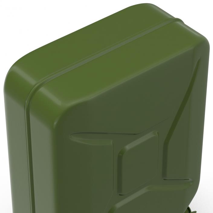 3D Jerry Can Metal Gas Can model