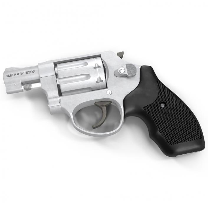 3D model Revolver Smith and Wesson