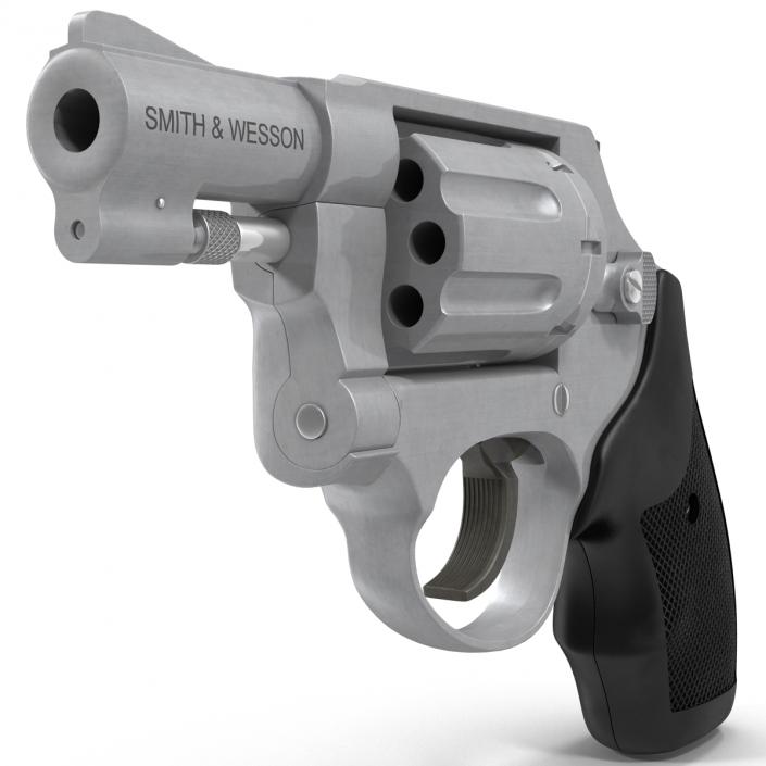 3D model Revolver Smith and Wesson