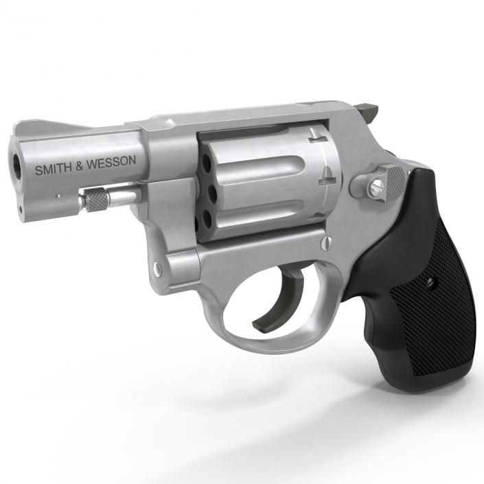 3D model Revolver Smith and Wesson