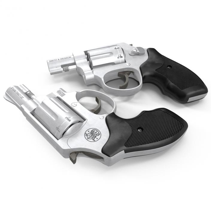 3D model Revolver Smith and Wesson