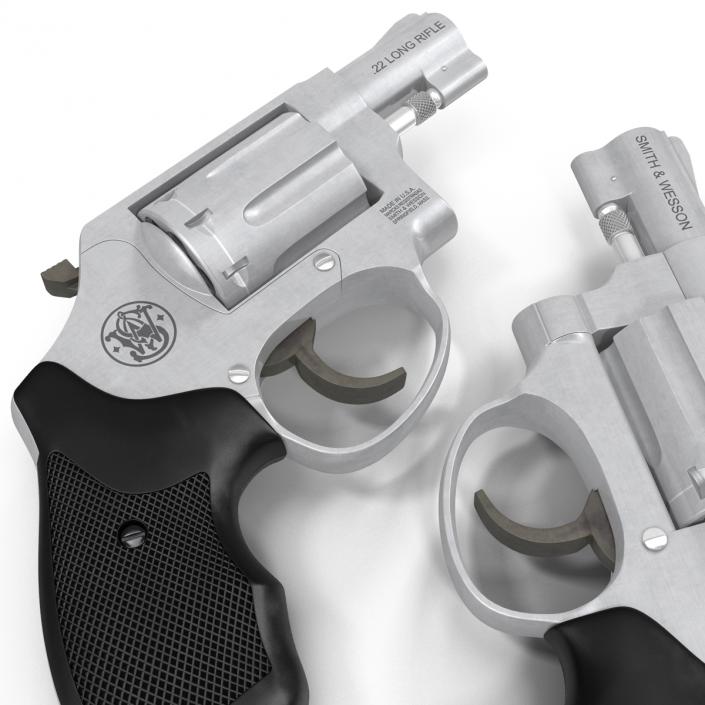 3D model Revolver Smith and Wesson