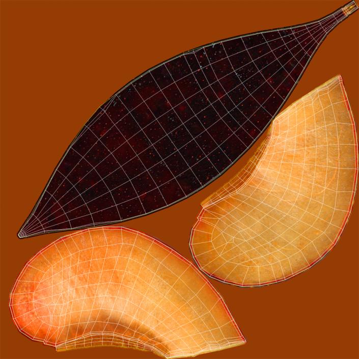 3D Sliced Plum